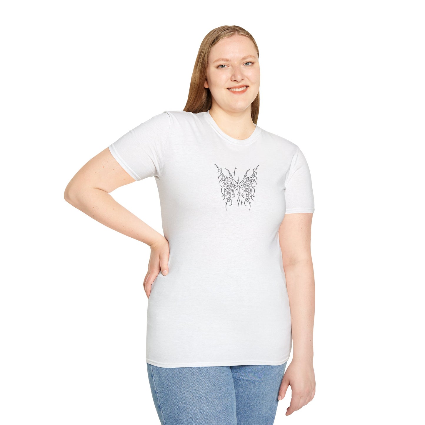 Gothic Butterfly Art T-Shirt