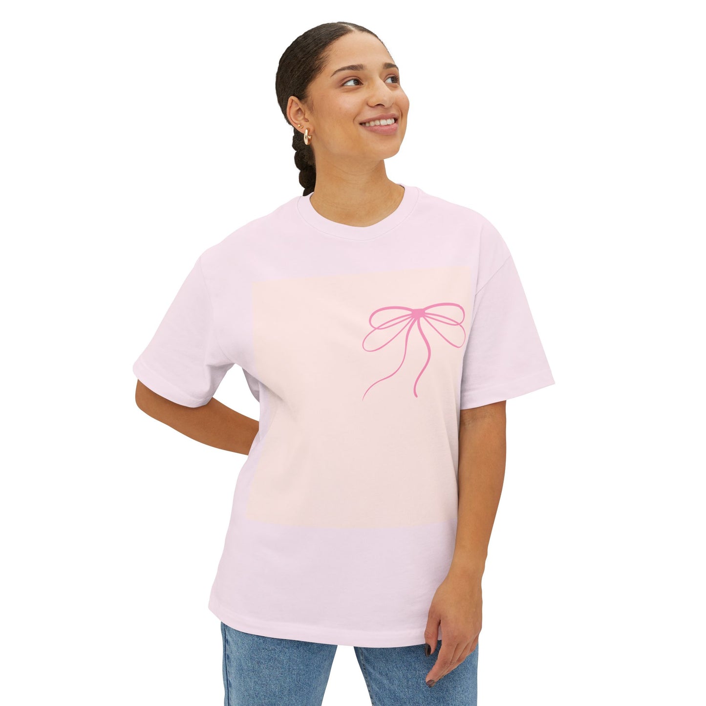 Pink Certified Yapper Oversized Tee