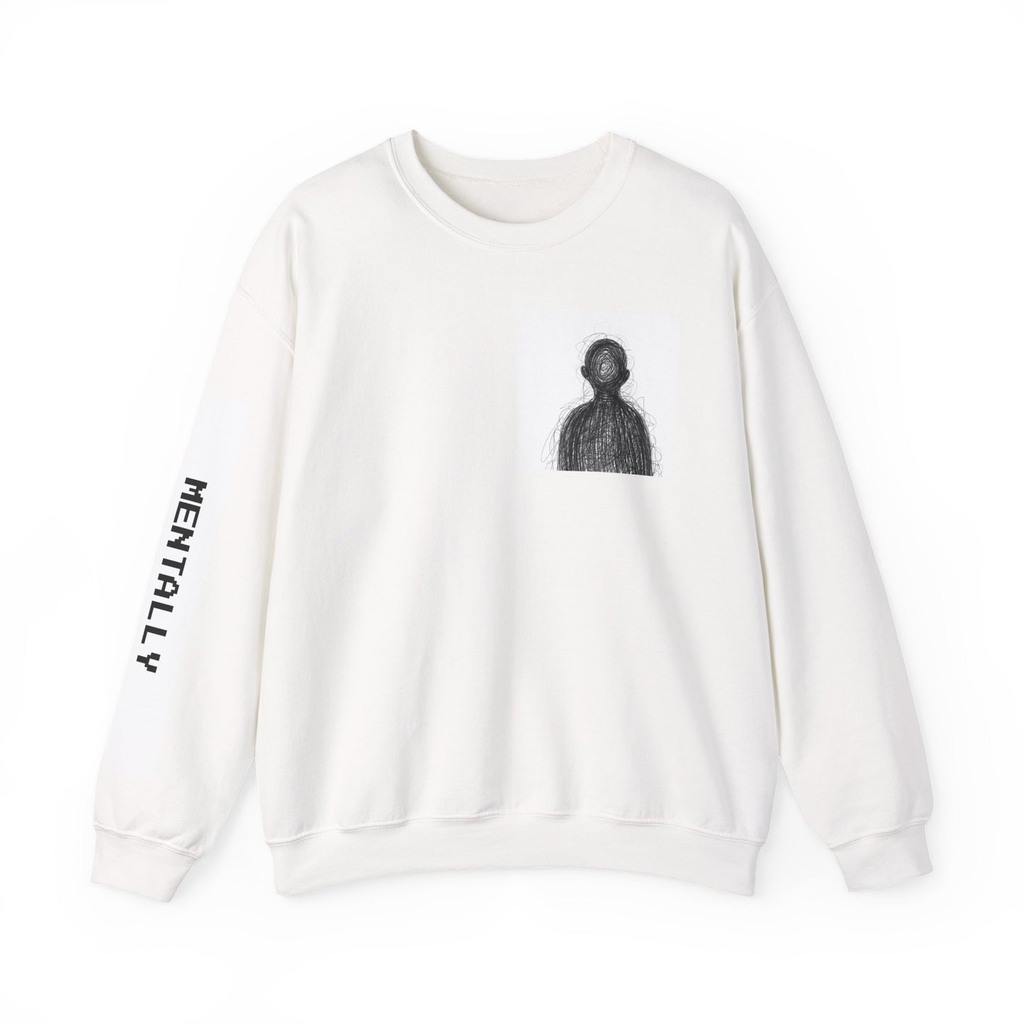 “Mentally Buffering” Oversized Sweatshirt – Edgy Unisex Graphic Streetwear