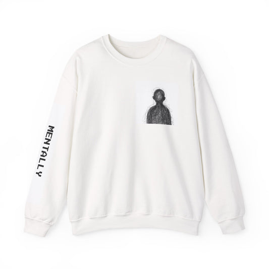 “Mentally Buffering” Oversized Sweatshirt – Edgy Unisex Graphic Streetwear